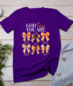 Autumn Christian Thanksgiving Coquette Bow God Says You Are T-Shirt