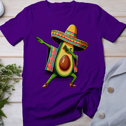 Dabbing Avocado Mexican Poncho Cinco De Mayo T-Shirt