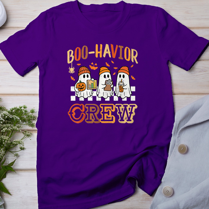 Halloween Boo Havior Crew Behavior ABA Costume Men Women T-Shirt