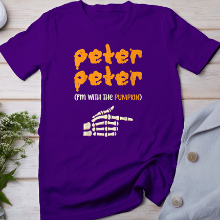 Peter Peter Im with The Pumpkin Halloween Costume Men Women T-Shirt