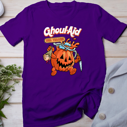 Cool Ghoul Aid Funny Ghoul Pumpkin Cute Meme Halloween T-Shirt