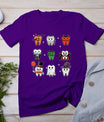 Teeth Ghost Pumpkin Witch Cute Dental Halloween Dentist T-Shirt