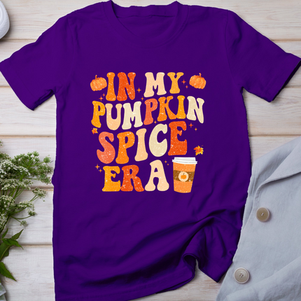 In My Pumpkin Spice Era Funny Retro Fall Vibes Thanksgiving T-Shirt