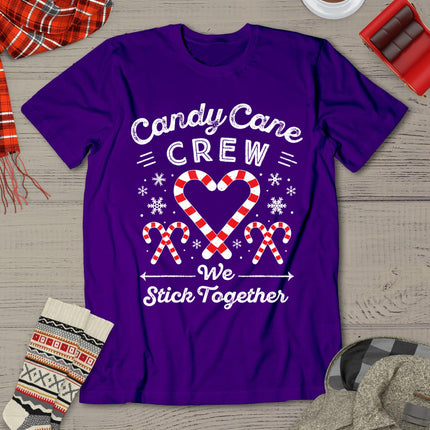 Christmas Candy Cane Heart Holiday Family Matching Pajama Pj T-Shirt