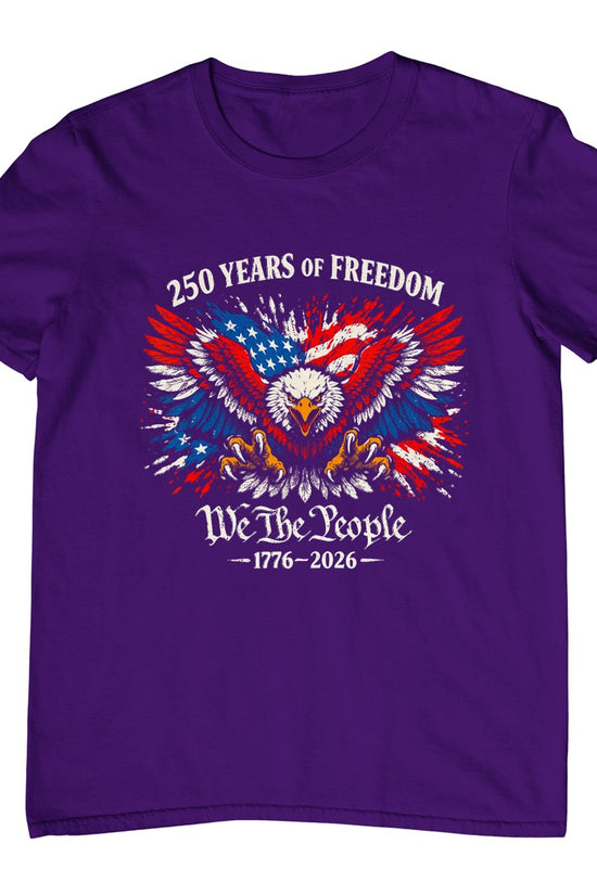 1776-2026 250th Anniversary Usa 250 Years Of Freedom Eagle T-Shirt