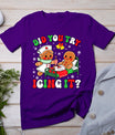 Did You Try Icing It Retro Christmas Gingerbread Nurse Squad T-Shirt