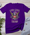 God Guns And Trump 2nd Amendment Flag Ar15 American Flag T-Shirt