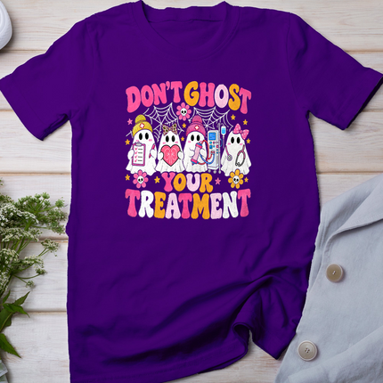Don't Ghost Your Treatment Dialysis Nurse RN Halloween Fun T-Shirt