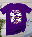 Night Shift Crew Funny Halloween Nursing Ghost Spooky Nurse T-Shirt