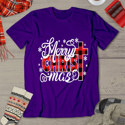Merry Christ Mas Christian Jesus Christmas Pjs Xmas Pajamas T-Shirt
