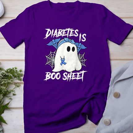 Diabetes is Boo Sheet Halloween Ghost Diabetes Awareness T-Shirt