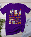 Emergency Department Funny Er Nurse Halloween Spooky Season T-Shirt