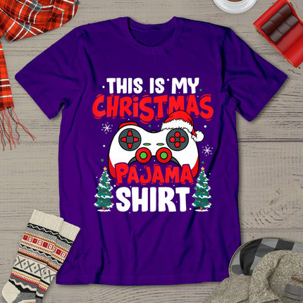 This Is My Christmas Pajama Video Game Gamer Boys Teens T-Shirt