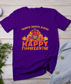 Thankful Grateful Blessed Happy Thanksgiving Turkey Women T-Shirt