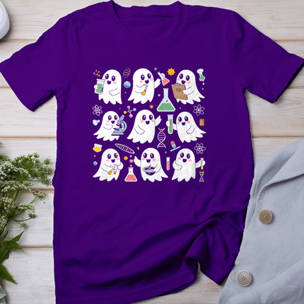Ghost Science Teacher Chemistry Laboratory Halloween Costume T-Shirt