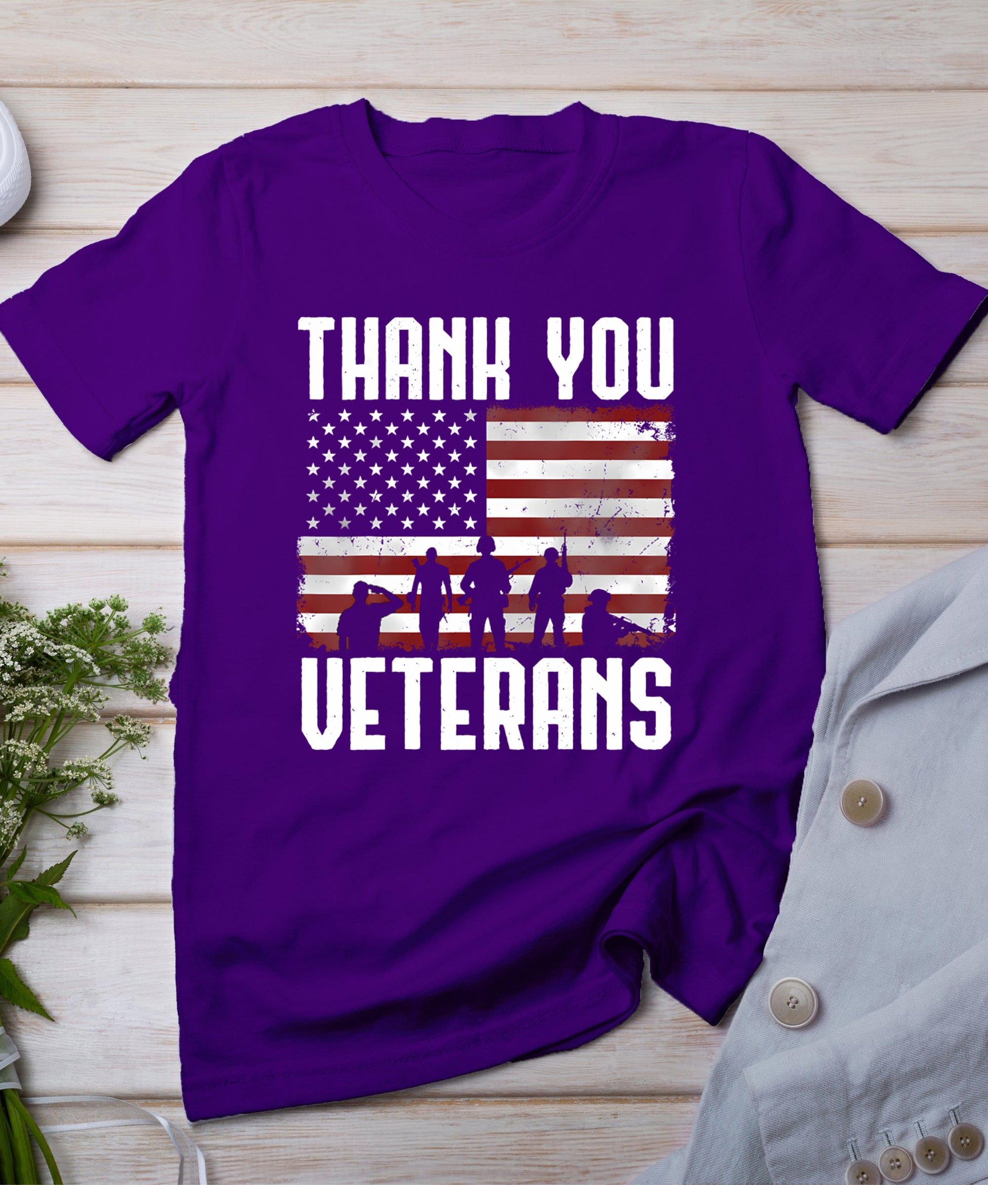 Veterans Day Gifts Thank You Veterans Proud T-Shirt