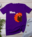 Turkey Moo Funny Thanksgiving T-Shirt