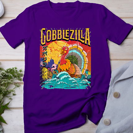 Turkey Day Thanksgiving Gobblezilla T-Shirt