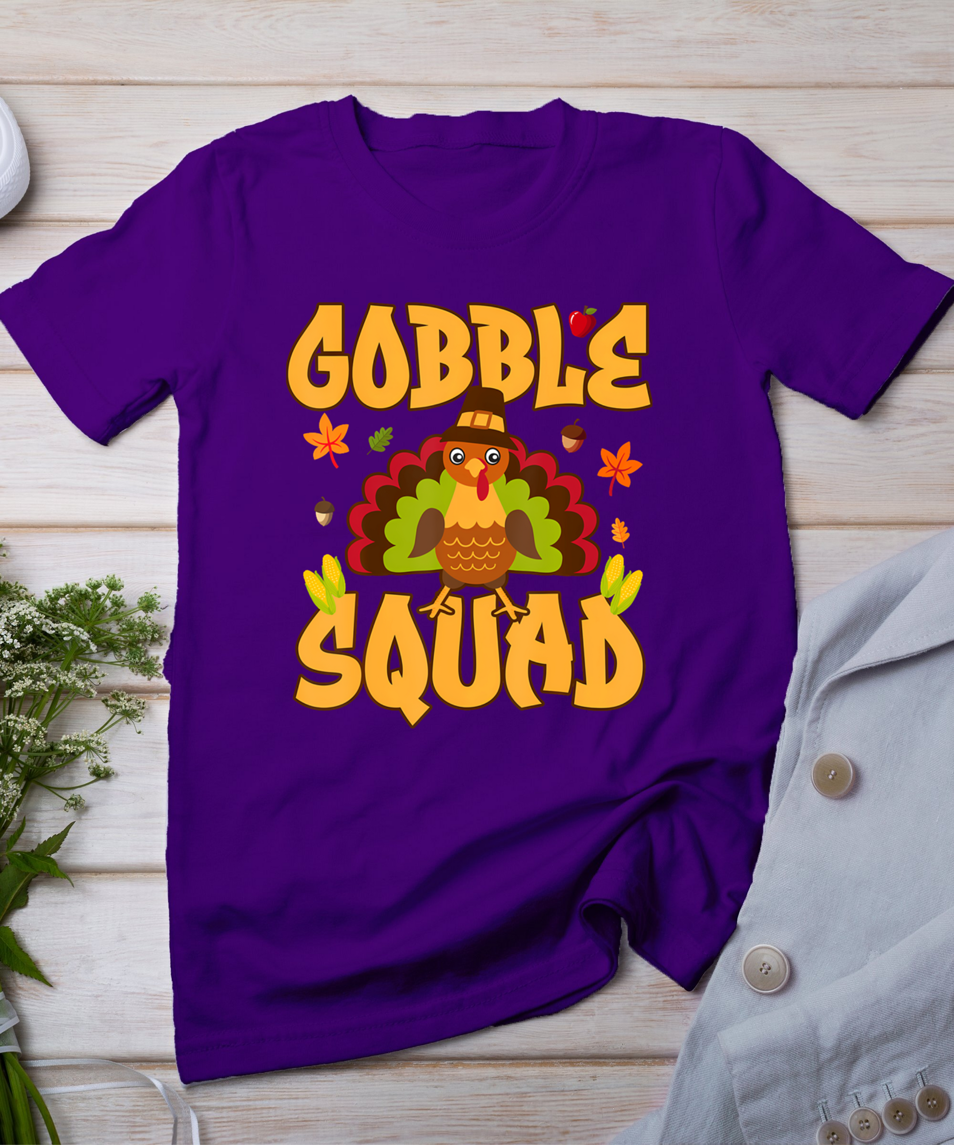 Gobble Squad Turkey Design - Gobble Squad T-Shirt