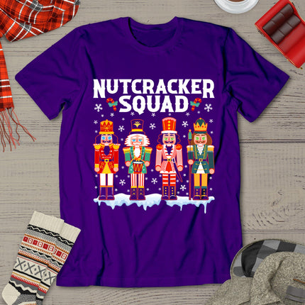 Nutcracker Squad Holiday Christmas Xmas Pajama T-Shirt