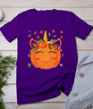 Cute Unicorn Pumpkin For Kids Halloween Thanksgiving T-Shirt