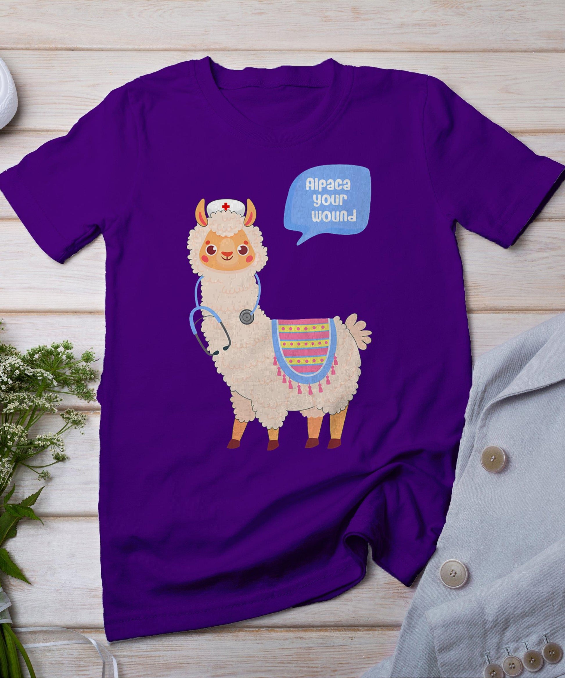 Alpaca Your Wound Cute Llama Wound Care Nurse Gift T-Shirt