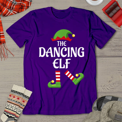 Dancing Elf Family Matching Group Christmas Party T-Shirt