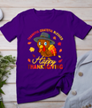 Thankful Grateful Blessed Thanksgiving Turkey Women Girls T-Shirt