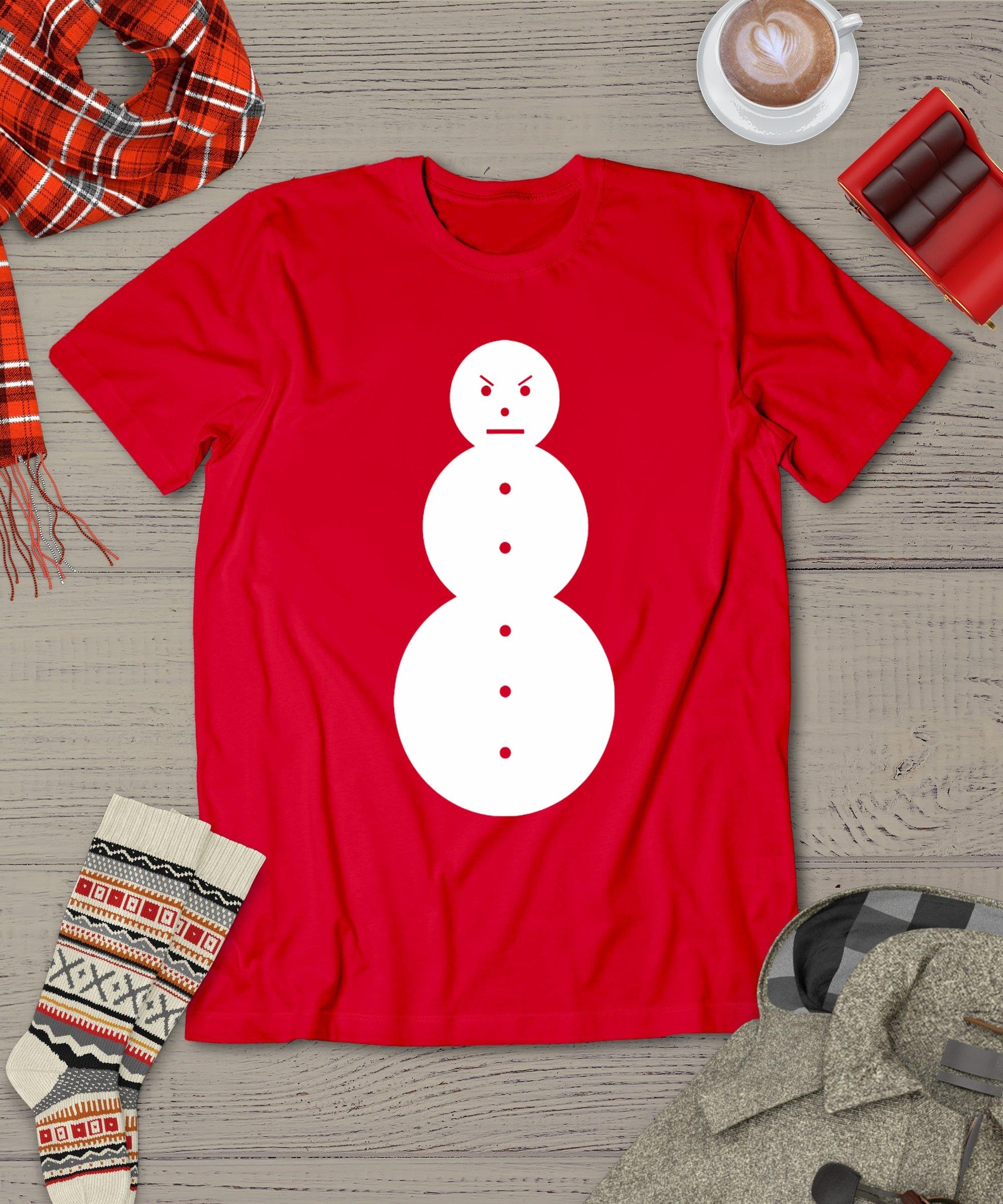 Funny Angry Snowman Shirt - The Jeezy Snowman T-Shirt