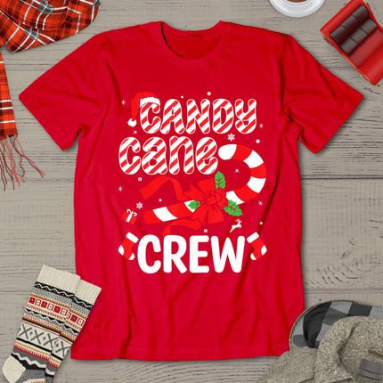 Candy Cane Crew - Funny Christmas Holiday Men Women T-Shirt