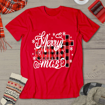 Merry Christ Mas Christian Jesus Christmas Pjs Xmas Pajamas T-Shirt
