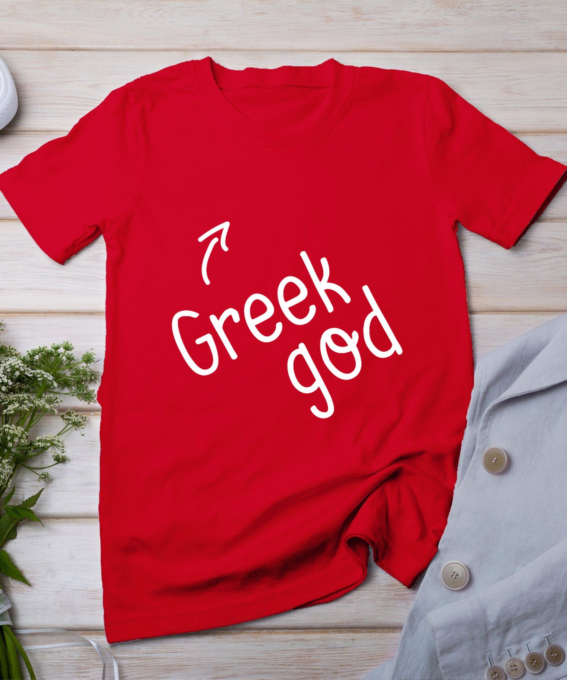 Greek God Halloween Costume Greek Mythology Lover Men Boys T-Shirt