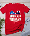 Thank You Veterans Day Memorial Day Partiotic Military Usa T-Shirt