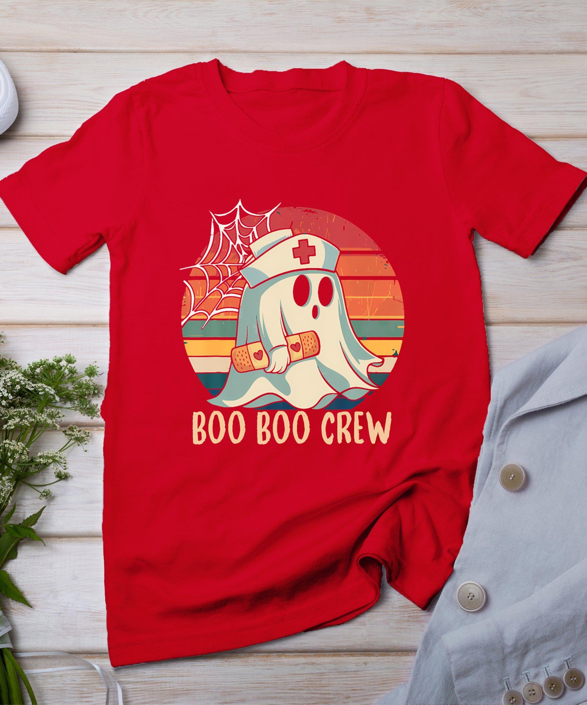 Boo Boo Crew For Nurse Halloween Nursing T-Shirt