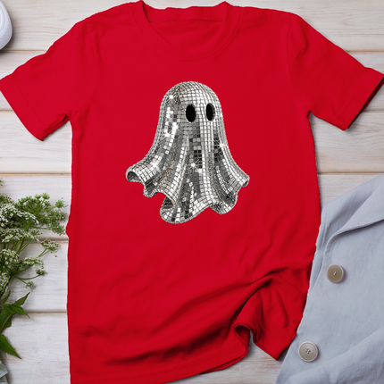 Disco Ghost Halloween Girly Mirror Ball Preppy Halloween T-Shirt