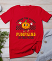 I Teach The Cutest Pumpkins In The Patch Groovy Teacher Fall T-Shirt