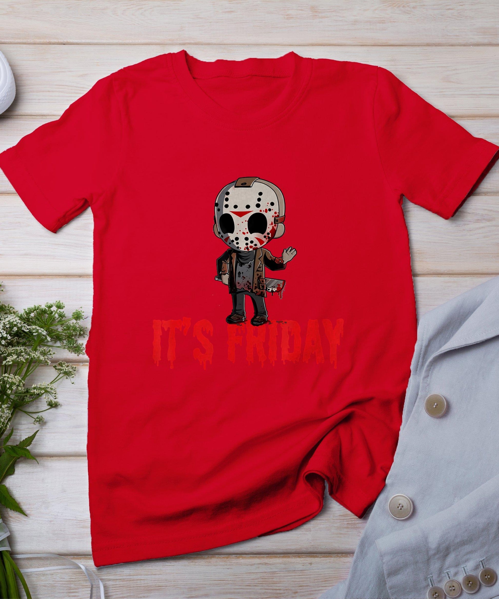 Funny Friday 13th Funny Halloween Horror T-Shirt