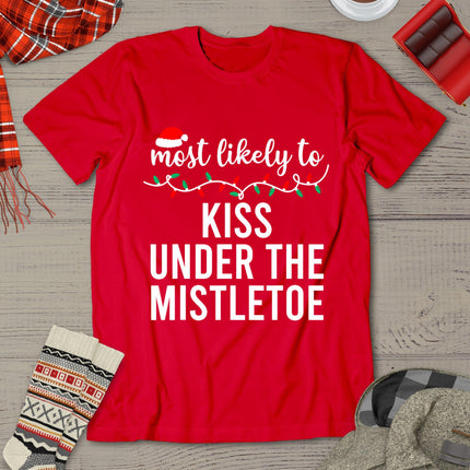 Most Likely To Christmas Shirt Matching Family Pajamas Funny T-Shirt