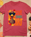 Give Thanks Bro Cute Turkey Toddler Thankful Thanksgiving T-Shirt