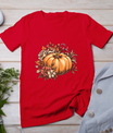 Fall Shirt Women Vintage Pumpkin Autumn Graphic Thanksgiving T-Shirt