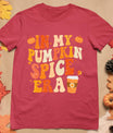 In My Pumpkin Spice Era Funny Retro Fall Vibes Thanksgiving T-Shirt