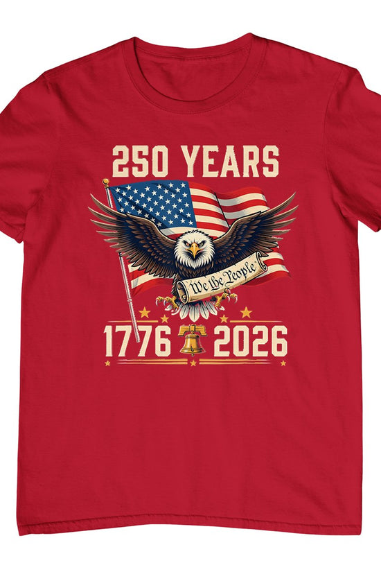 250 Anniversary Usa Patriotic Eagle 250th 4th Of July 2026 T-Shirt