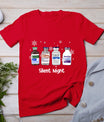 Retro Silent Night Icu Nurse Christmas Intensive Care Unit T-Shirt