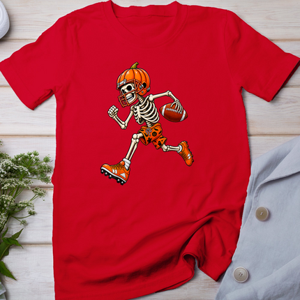 Funny Skeleton Football Halloween Costume for Men Boys Kids T-Shirt