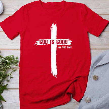 God Is Good Cross Funny Christian Shirt For Men Women T-Shirt