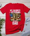 Father Veterans Day My Favorite Veteran Is My Dad For Kids T-Shirt