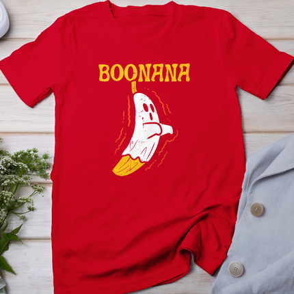 Boonana Cute Ghost Banana Halloween Costume Men Women Kids T-Shirt