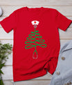 Stethoscope Christmas Tree Nurse Christmas Scrub Top Xmas T-Shirt