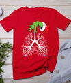 Christmas Nurse Respiratory Therapist Lung Lights Funnyx-Mas T-Shirt