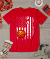 Vintage Basketball USA Christmas Xmas T-Shirt